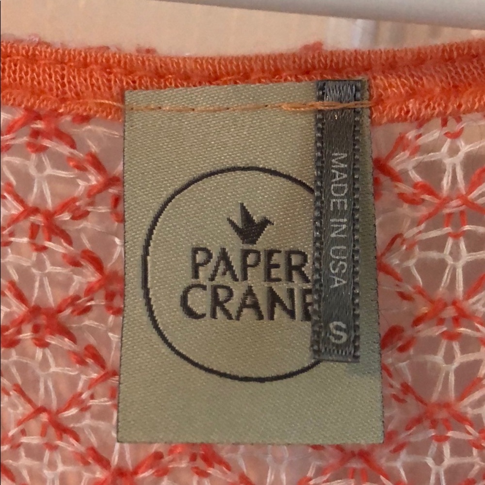 Paper Crane Mesh Top - Picture 3 of 3